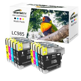 Starlet24 LC985 Printer Cartridges Compatible with Brother LC-985 LC-39 LC-975 for DCP-J125, DCP-J 140W, DCP-J315W, DCP-J515W, MFC-J220, MFC-J265W (4 Black, 2 Cyan, 2 Magenta, 2 Yellow)