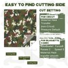 Tintnut Camo Heat Transfer Vinyl - 8 Sheets 12" x