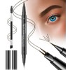 Microblading Eyebrow Pen, Waterproof Eyebrow Pencil Brown Hair Like Natural