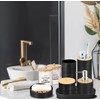 IMAVO Bathroom Accessory Set-11Pcs Black Bathroom Accessories Set with Trash