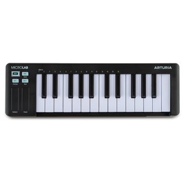 Arturia MicroLab Mk3 - Universal MIDI Controller for Music Production - Black