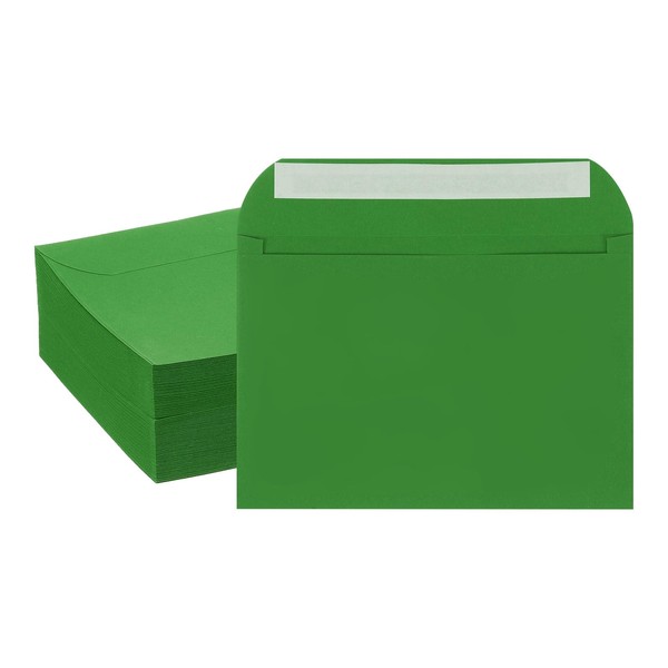PATIKIL 7.5x5.5 Inch Invitation Envelopes, 100 Pcs Self-Seal for Invitations