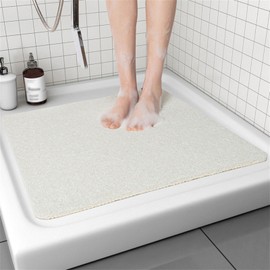 Secure Mat, Non-Slip Bathtub Mat, The Ultimate Non-Slip Bath Mat, Shower Mat Floor Mat for Tub, Shower, Bathroom (White, 60x90cm(23.62"x35.43"))