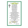 Saint Patrick Breastplate Prayer Card Blessed By His Holiness Pope