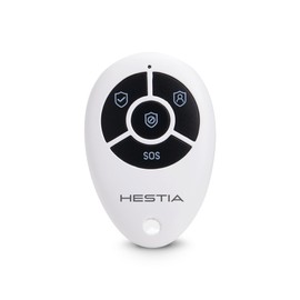 HESTIA System Remote Controller Keyring for SAFE-TECH Smart Home Security System, 433MHz, Arm, Disarm, SOS Button, HS-01-RCL