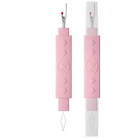 Needle Threader,2 in 1 Needle Threaders for Hand Sewing,Seam Ripper for Sewing,Automatic Needle Threader for Hand Sewing,Embroidery,Cross-Stitch Crafts