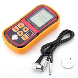 GM100 Ultrasonic Thickness Meter 1.2-300 mm Sound Speed 4 Dial LCD Display 0.01 mm Resolution