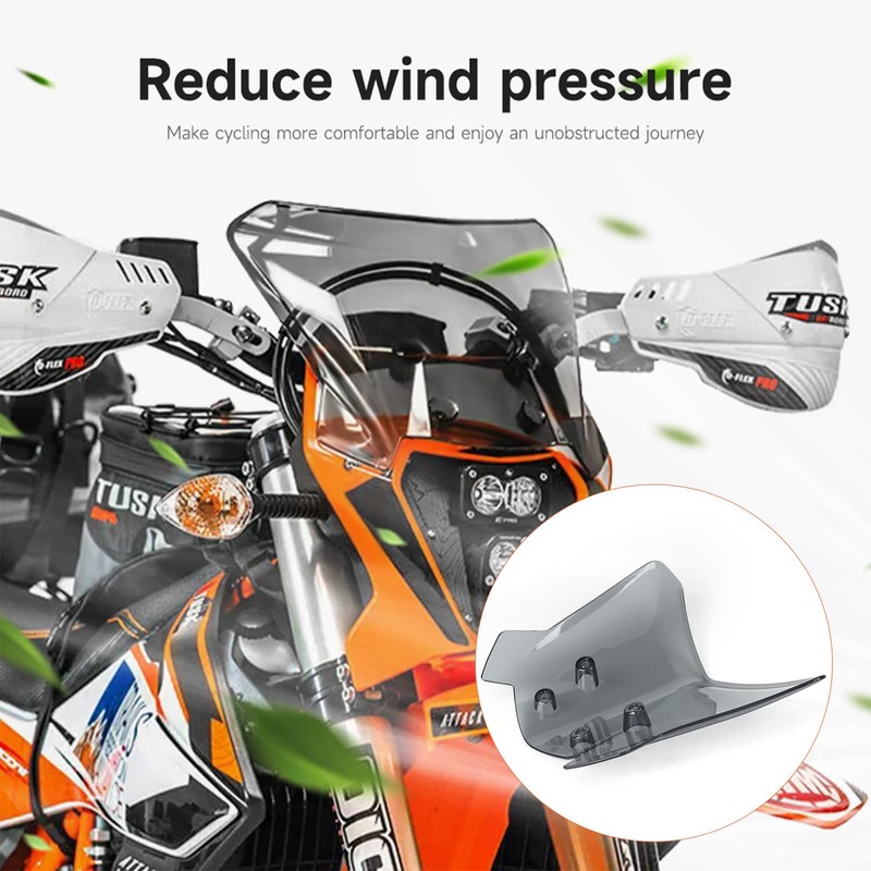 FWXEOZ Motorcycle Windshield for all 690 SMC R ENDURO /