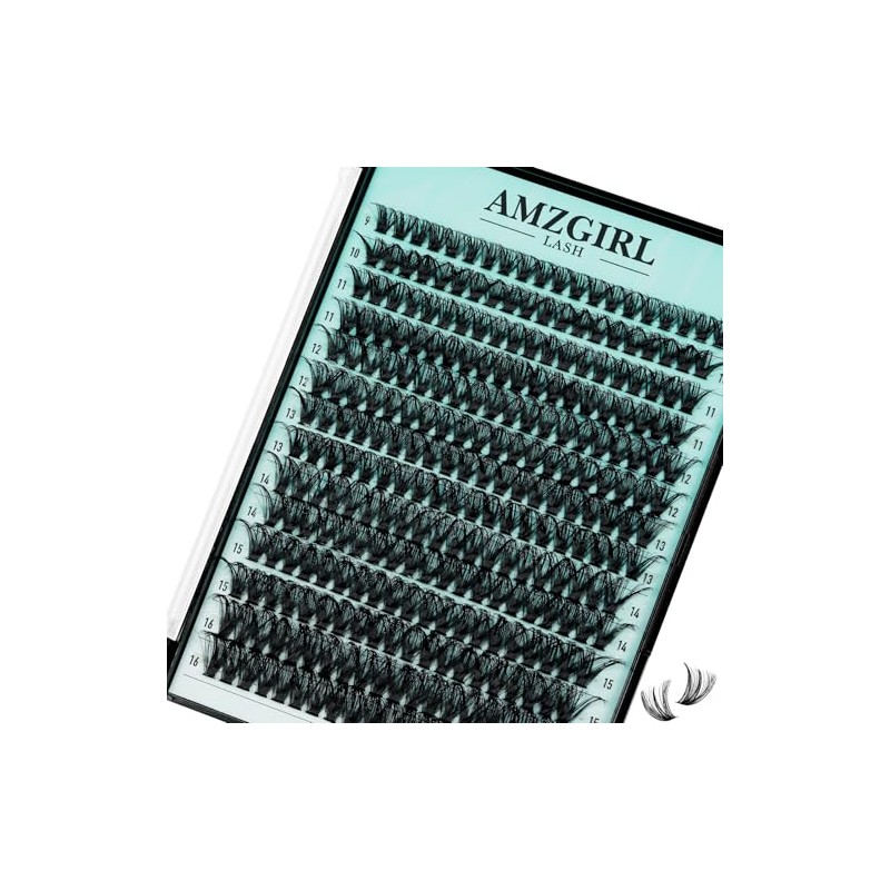 Wispy Eyelash Extensions, 280 Pieces, Cluster Lashes, 70D Eyelashes, Eyelash