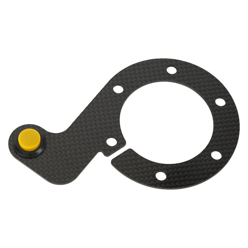Steering Wheel Horn Button 6 Hole Carbon Fiber Comfortable Touch
