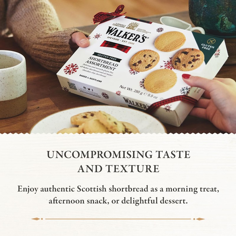 Walker’s Gluten Free Shortbread Cookies – 9.9 oz Shortbread Cookie