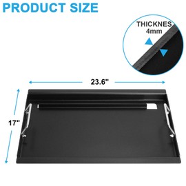 Full Size Griddle for Charbroil Performance 4 Burner 463352521 463354021 463365021 463365522, Flat Top Griddle for Charbroil Grill Replacement Parts for 463366022 G426-0004-W1 G426-0005-W1