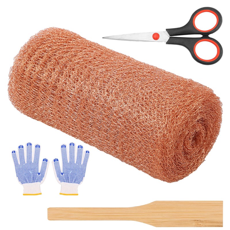 Copper Mesh Roll Kit 19.69 FT Reusable Copper Mesh Mice
