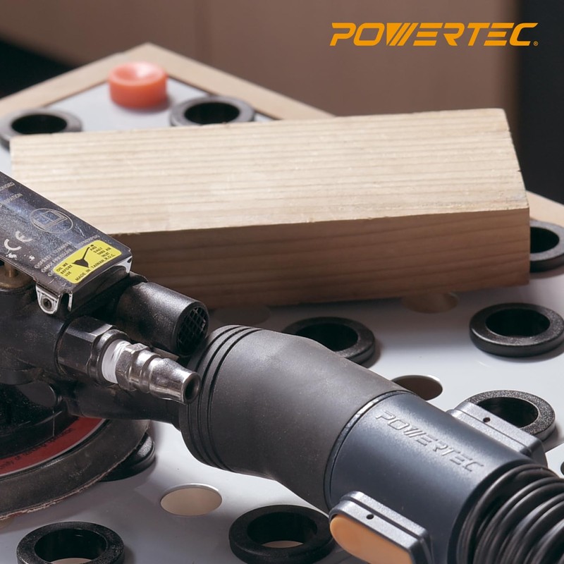 POWERTEC 70380 Quick Connect Fitting 1-1/2" ID, Extra Adapter Used