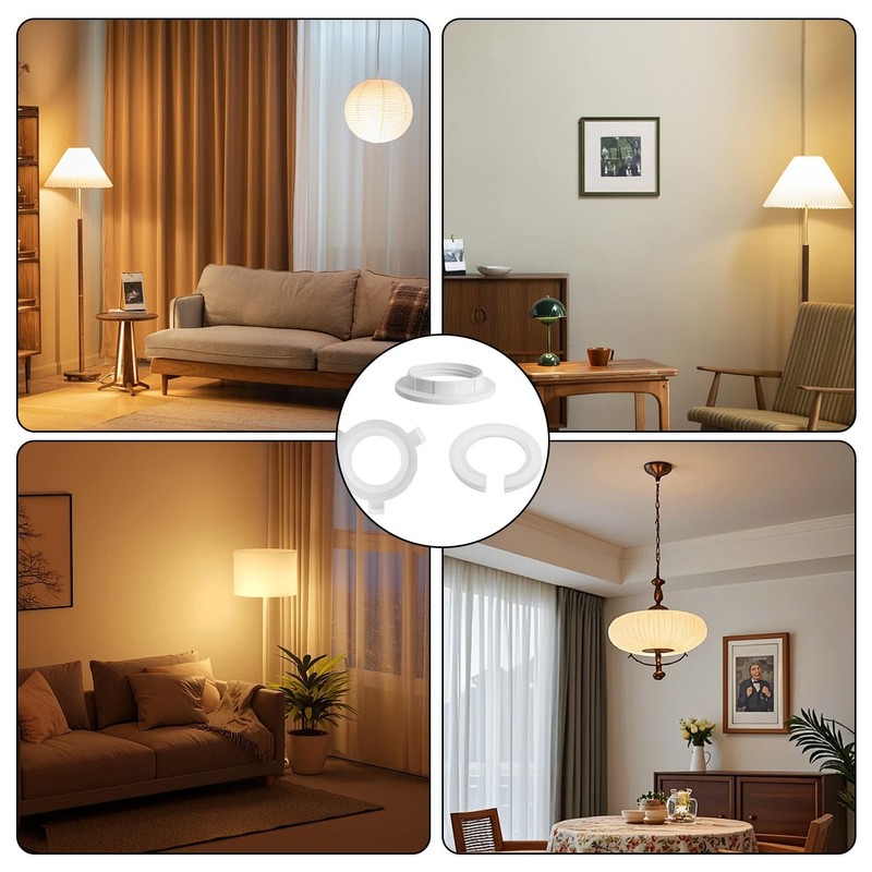 Lampshade Reducer Ring 16 Pcs, Lampshade Adapter Ring E27 to