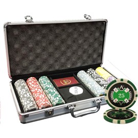 MRC 300pcs Ace Casino Poker Chips Set with Aluminum Case Custom Build