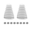 2 Pcs 9.2x13 cm Silica Gel Scalable Drill Dust Cover