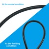 8mm x 5mm Pneumatic Tubing PU Polyurethane, Black, 32.8ft