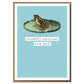 "Toadally Awesome New Pad" New Home Card