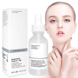 Hyaluronic Acid 2% + B5 Hyaluronic Acid Serum for Face, Salicylic Acid Serum for Face Hydrated, Hydrochloric Acid to Plump and Smooth Skin for All Skin Types - Skin Care 30 ml