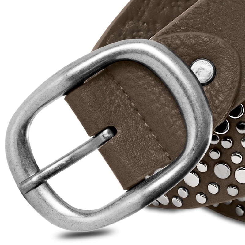 CASPAR Womens Vintage Jeans Belt / Waist Band with Studs