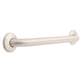 Delta 5700 Series (1-Pack) 18" Shower Grab Bar Seniors ADA Compliant Stainless Steel 450 lb Capacity Bathroom Safety Handle for Shower, Bathtub | Wall Mounted Balance Assist, Grip Bar DF5718SS