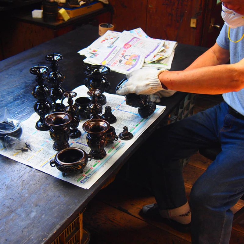 Casted Daitokuji Rin, Black Orin, Various Sizes, Made in Japan,