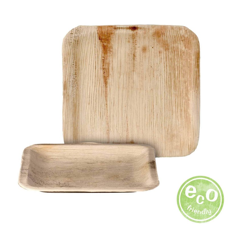 Palmplate High-quality environmentally friendly disposable tableware made of palm leaves,