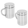 Stainless Steel Double Walled Mugs Shatterproof Warm Cold Use Tea