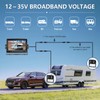 VEKOOTO Dual RV Backup Camera System 7-inch AHD 1080P Split