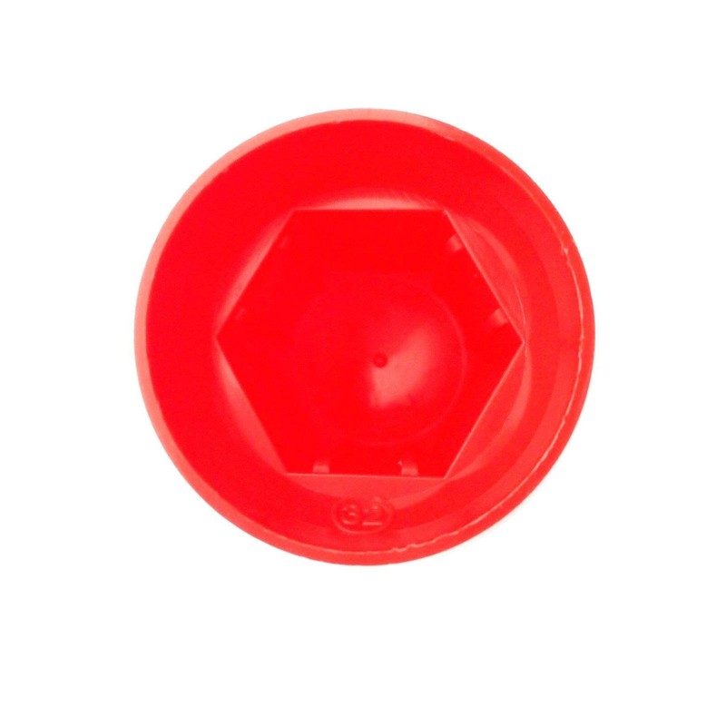 Matel Service Wheel Nut Caps Diameter 32 mm Red Pack