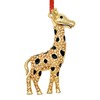 HEYINSHEN Giraffe Christmas Ornaments Gold Giraffe Hanger for Xmas Decor