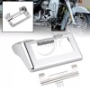 Unbranded Chrome Oil Cooler Cover For Harley Touring Trike Road