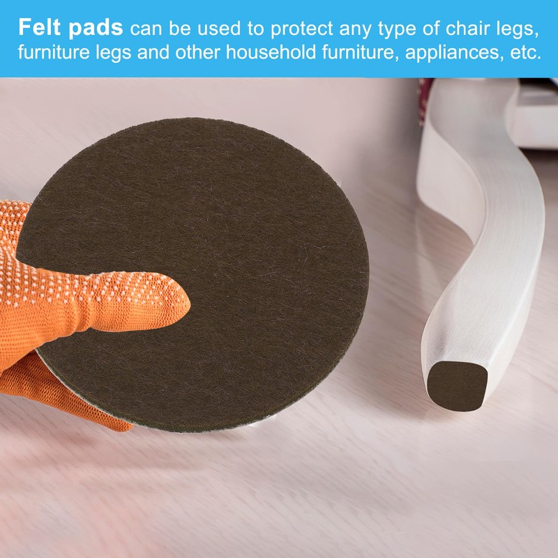 PATIKIL 10 Inch Diameter Lamp Base Felt, 10Pack 2mm Thickness