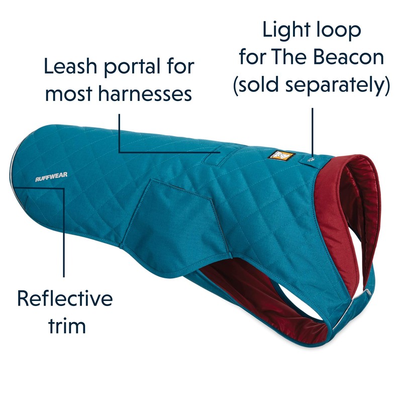 Ruffwear Stumptown Jacket Large Metolious Blue