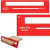 SHAFAH - Mail PPI Letter Size Guide Ruler Post Office