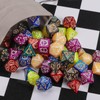 CiaraQ DND Dice Set -7 X 7 Dragon Pattern Polygonal