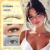 Natural Lash Clusters Kit 8-12MM Short Cluster Eyelash Extensions Kit