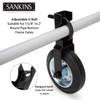 SANKINS Gate Helper Wheel for Supporting Metal Swing Gates with