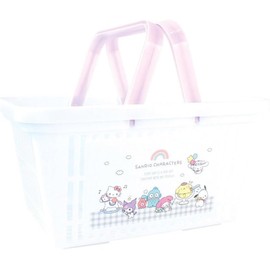 Tees Factory SR-5545180GC Sanrio Characters Character Basket Gingham Check H130 x W249 x D180 mm