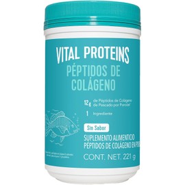 Vital Proteins Marino, Péptidos de Colágeno, Sin Sabor Bote de 221g.
