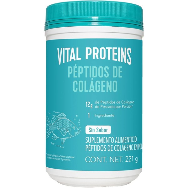 Vital Proteins Marino, Péptidos de Colágeno, Sin Sabor Bote de