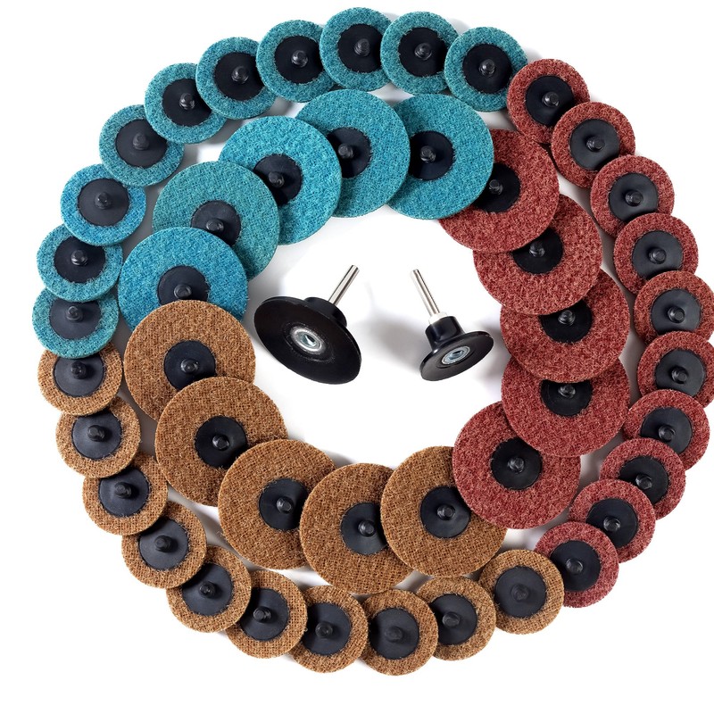 Shawya 2 and 3 Inch Ssanding Disc 47Pcs Assorted Quick