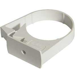 Pack of 3 x RC3W White Floplast 68mm Pipe Clip