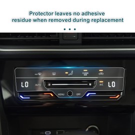YEE PIN 2 x Screen Protectors Compatible with T RO-C Tigua n Polo Passat Arteon Nano Film Air Conditioning Film Scratch-Resistant Transparent