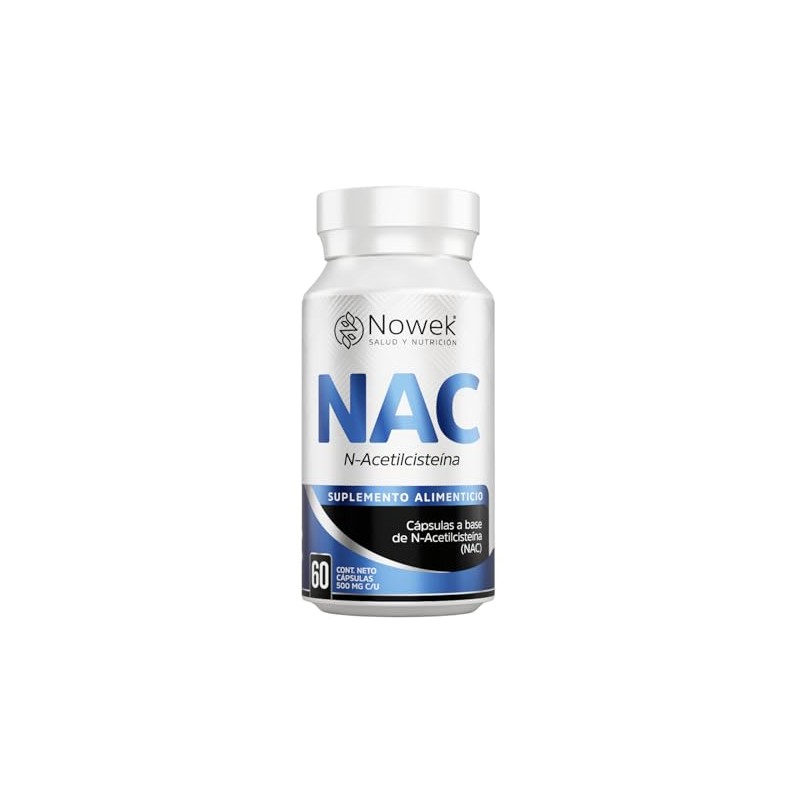Nowek Nac Cápsulas Suplemento Alimenticio Ingredientes Naturales Frasco