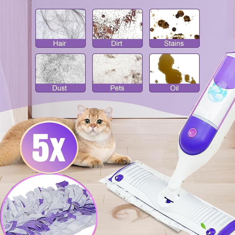 Disposable Mopping Pad Refills for PowerMop Multi-Surface Mopping Pad Refills