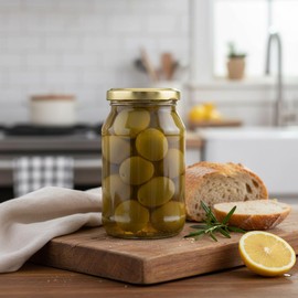 Flaschenland - 96 Preserving Jars Set 250 ml with Twist-Off Lid 58, Airtight Jam Jars, Storage Jars for Pickling, Canning and Storing, Food-Safe, BPA-Free, Made in Germany