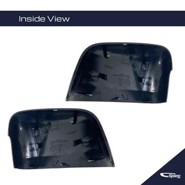 Spieg Side View Mirror Cover Set for 2011-2021 Dodge Durango, Jeep Grand Cherokee | Pair Side Mirror Housing | Paint To Match Black Cap Replacement for OE