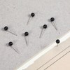Pack of 500 push pins, black map push pins, 1/8